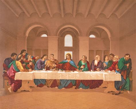 who commissioned the last supper